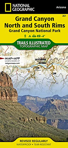 9781566954952: National Geographic Trails Illustrated Map Grand Canyon: Bright Angel Canyon North & South Rims National Park: Arizona USA: Trails Illustrated National Parks