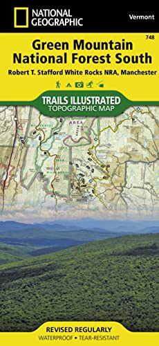 9781566955126: Green Mountain National Forest South Map [Robert T. Stafford White Rocks National Recreation Area, Manchester] (National Geographic Trails Illustrated Map, 748)