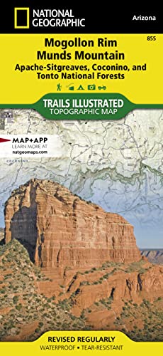 

Mogollon Rim, Munds Mountain Map [Apache-Sitgreaves, Coconino, and Tonto National Forests] (National Geographic Trails Illustrated Map, 855)