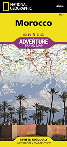 Morocco Map (National Geographic Adventure Map, 3203) (9781566955300) by National Geographic Maps