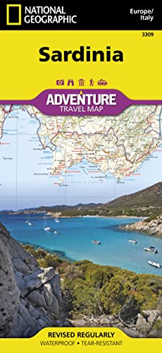 Sardinia Map [Italy] (National Geographic Adventure Map, 3309) (9781566955416) by National Geographic Maps