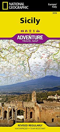 9781566955423: Sicily Map [Italy] (National Geographic Adventure Map, 3310)