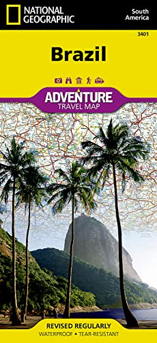 Stock image for Brazil (National Geographic Adventure Map, 3401) for sale by HPB Inc.