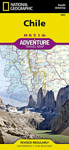 9781566955461: Chile Map (National Geographic Adventure Map, 3402)