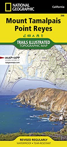 Stock image for Mount Tamalpais, Point Reyes (National Geographic Trails Illustrated Map, 266) for sale by HPB-Diamond