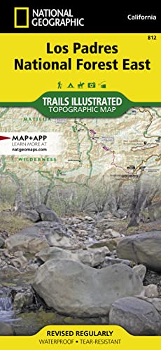 Imagen de archivo de Los Padres National Forest East Map (National Geographic Trails Illustrated Map, 812) a la venta por HPB-Ruby