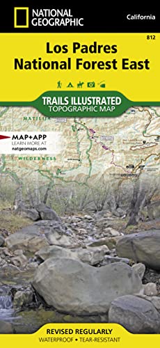 Stock image for Los Padres National Forest East Map (National Geographic Trails Illustrated Map, 812) for sale by HPB-Ruby