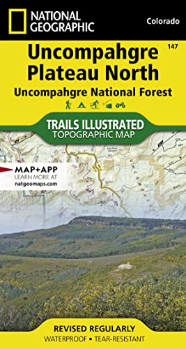 Beispielbild fr Uncompahgre Plateau North Map [Uncompahgre National Forest] (National Geographic Trails Illustrated Map, 147) zum Verkauf von GF Books, Inc.