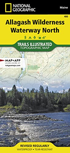 Allagash Wilderness Waterway North Map (National Geographic Trails Illustrated Map, 400) (9781566955867) by National Geographic Maps