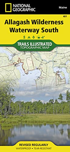 

Allagash Wilderness Waterway South Map (National Geographic Trails Illustrated Map, 401)