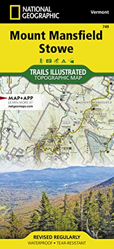 

Mount Mansfield, Stowe Map (National Geographic Trails Illustrated Map, 749)