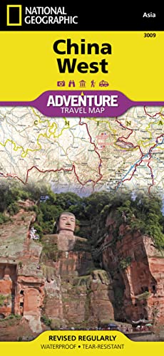 China West Map (National Geographic Adventure Map, 3009) (9781566955942) by National Geographic Maps