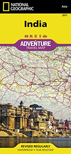 9781566955966: India Map (National Geographic Adventure Map, 3011)