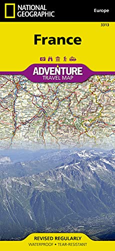 9781566956048: France Map (National Geographic Adventure Map, 3313)