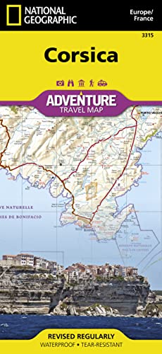 9781566956062: Corsica adv. ng r/v (r) wp: Travel Maps International Adventure Map (National Geographic Adventure Map)