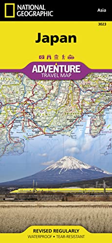 Imagen de archivo de Japan Map (National Geographic Adventure Map, 3023) a la venta por HPB-Diamond