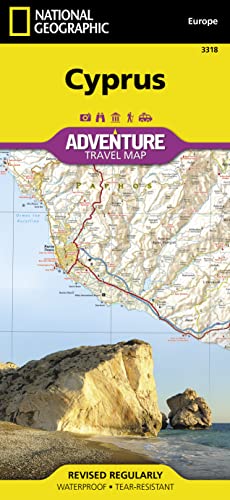 Cyprus Map (National Geographic Adventure Map, 3318) (9781566956239) by National Geographic Maps