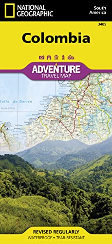 Colombia (National Geographic Adventure Map)