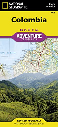 9781566956246: Colombia Map (National Geographic Adventure Map, 3405)