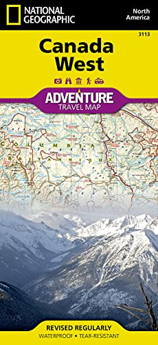 9781566956352: Canada West Map (National Geographic Adventure Map, 3113)
