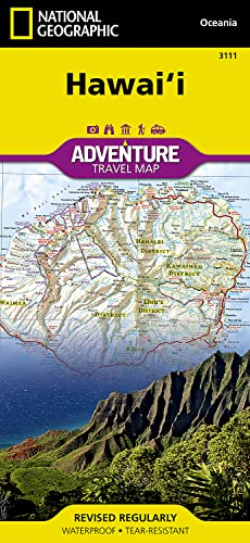 9781566956512: Hawaii Map (National Geographic Adventure Map, 3111)
