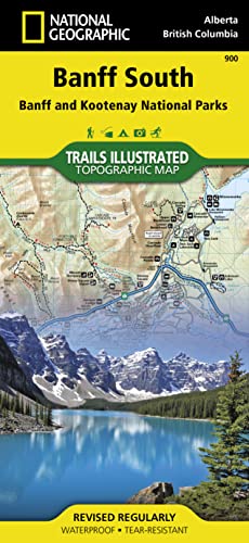 Stock image for Banff South [Banff and Kootenay National Parks] (National Geographic Trails Illustrated Map, 900) for sale by HPB-Ruby