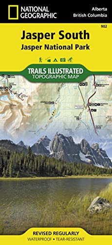 Beispielbild fr Jasper South [Jasper National Park] (National Geographic Trails Illustrated Map (902)) zum Verkauf von Lakeside Books