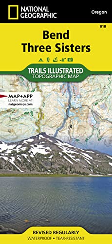 Stock image for Bend, Three Sisters Map (National Geographic Trails Illustrated Map, 818) for sale by Wonder Book