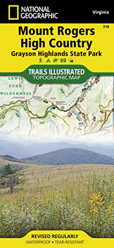 Stock image for Mount Rogers High Country (Trails Illustrated Topographic Map) for sale by Apple Book Service