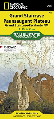 Stock image for Grand Staircase, Paunsaugunt Plateau [Grand Staircase-Escalante National Monument] (National Geographic Trails Illustrated Map (714)) for sale by Lakeside Books