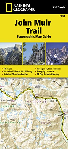 Beispielbild fr John Muir Trail Topographic Map Guide National Geographic California National Geographic Trails Illustrated Map zum Verkauf von PBShop.store US