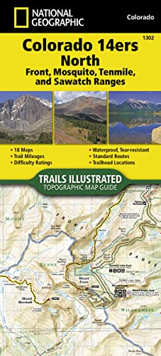 Stock image for Colorado 14Ers North [Sawatch, Mosquito, And Front Ranges] Adventure Map for sale by Blackwell's