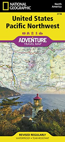 Stock image for United States, Pacific Northwest Adventure Map for sale by Blackwell's