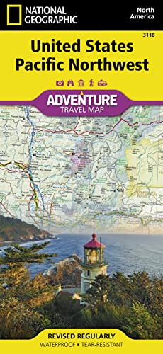 9781566957120: United States, Pacific Northwest Map (National Geographic Adventure Map, 3118)