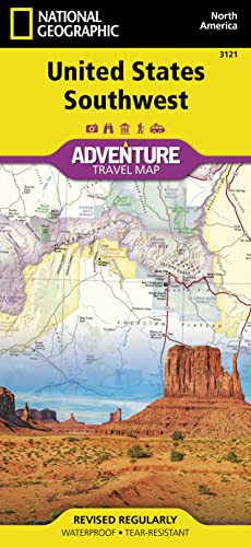 9781566957151: United States, Southwest Adventure Map: 3121 (National Geographic Adventure Map, 3121)