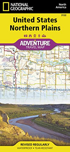9781566957168: United States, Northern Plains Map (National Geographic Adventure Map, 3122)