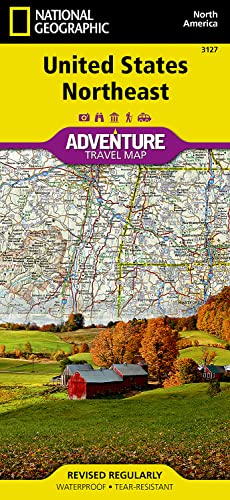 9781566957212: United States, Northeast Map (National Geographic Adventure Map, 3127)