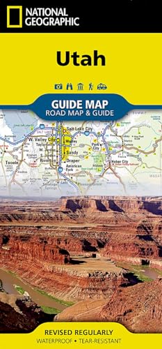 Stock image for Utah (National Geographic Guide Map) for sale by Lakeside Books