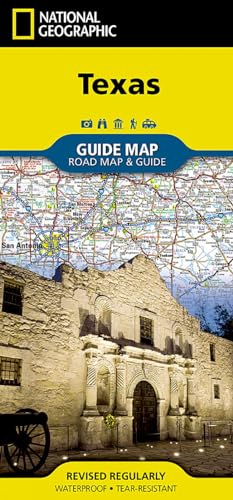 Beispielbild fr Texas Map (National Geographic Guide Map) [Map] National Geographic Maps zum Verkauf von Lakeside Books