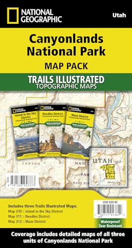 9781566957373: Canyonlands National Park [Map Pack Bundle] (National Geographic Trails Illustrated Map)