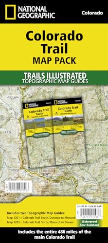 Stock image for Colorado Trail [Map Pack Bundle] (National Geographic Trails Illustrated Map) for sale by Ergodebooks