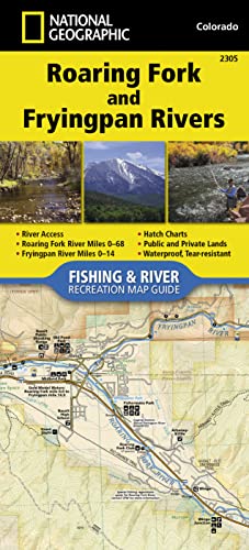 

Roaring Fork and Fryingpan Rivers Map (National Geographic Fishing & River Map Guide, 2305)
