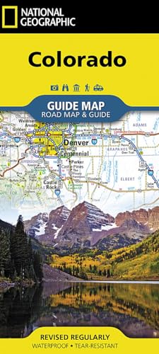 9781566957779: Colorado Map (National Geographic Guide Map)