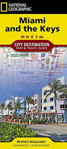 Stock image for Destination Map: Miami And The Keys (Folded) for sale by Grand Eagle Retail