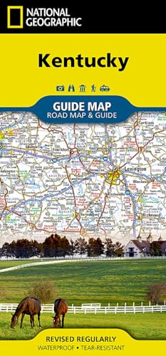 Stock image for Kentucky National Geographic Guide Map for sale by PBShop.store US