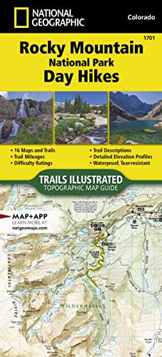 Beispielbild fr Rocky Mountain National Park Day Hikes Map zum Verkauf von Blackwell's