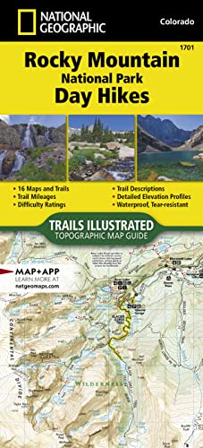 Imagen de archivo de Rocky Mountain National Park Day Hikes Map a la venta por AHA-BUCH GmbH