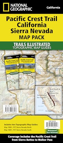 Beispielbild fr Pacific Crest Trail: California Sierra Nevada [map Pack Bundle] zum Verkauf von PBShop.store US