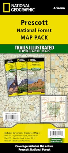 

Prescott National Forest [Map Pack Bundle] (National Geographic Trails Illustrated Map)