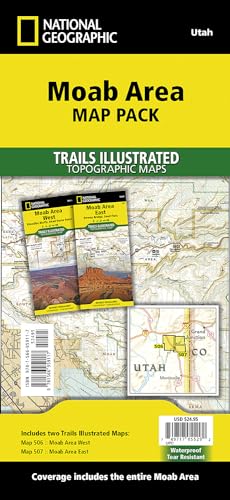 

Moab Area [Map Pack Bundle] (National Geographic Trails Illustrated Map)